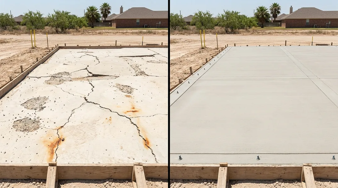New Construction Slab Guide: What Laredo Homebuyers Should Know Before Closing