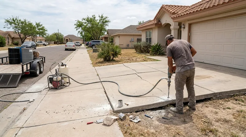 Concrete Leveling & Slab Lifting Laredo